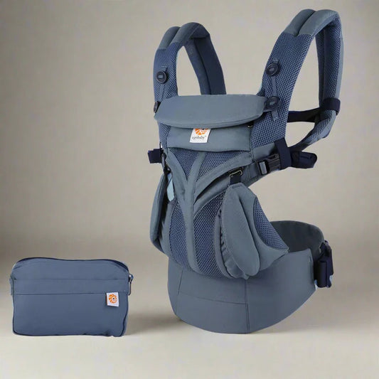 Porte Bébé - BreathBabyBag™ - Bleu Marine - Bebebaladeur