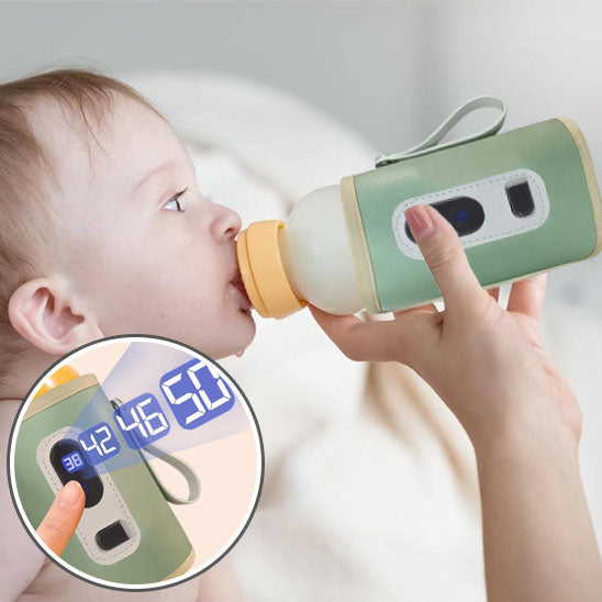 bebe boit son lait a bonne temperature