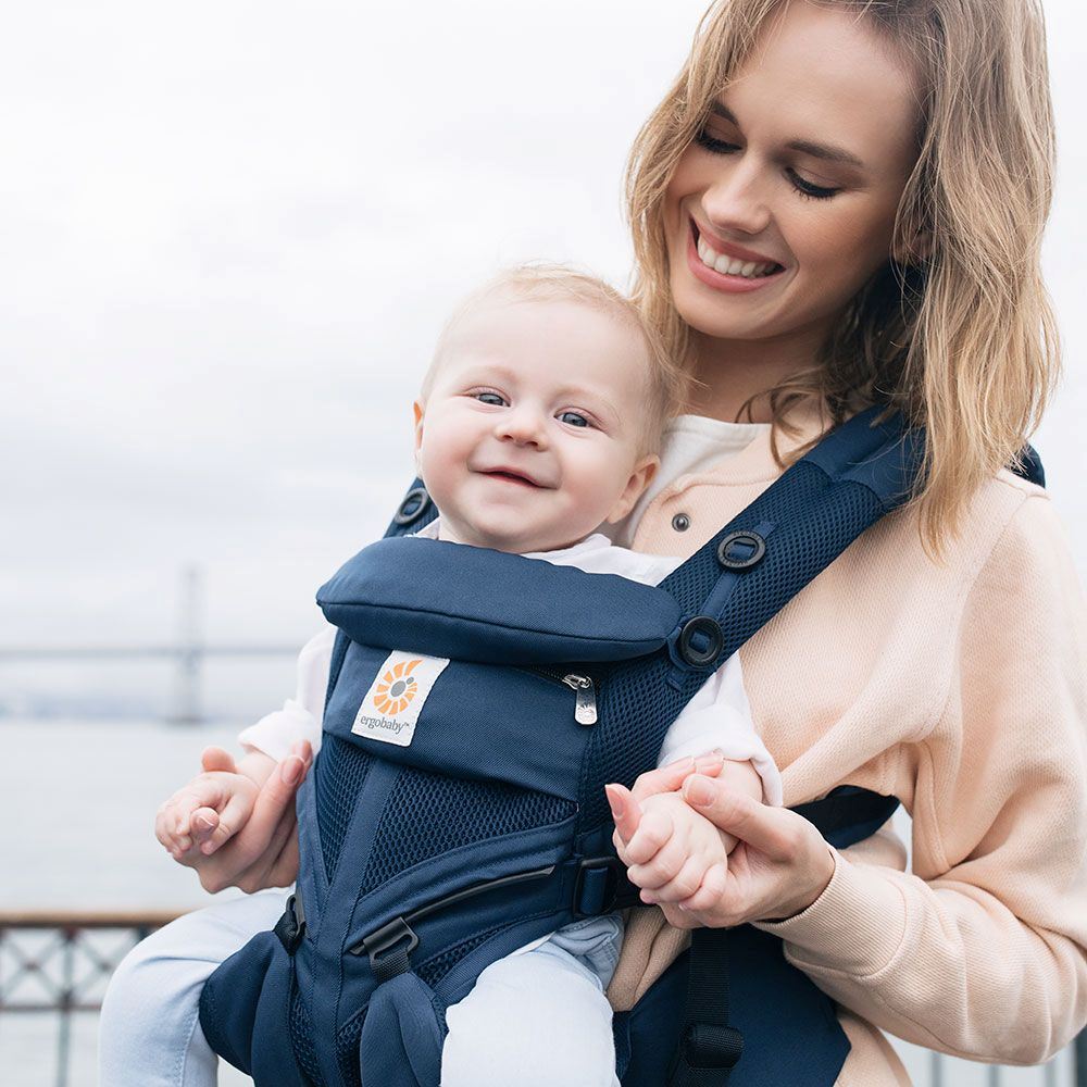 Porte Bébé - BreathBabyBag™ - Bleu Marine - Bebebaladeur